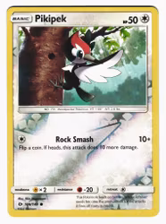 Pikipek Reverse Holo Common 106/149 Sun & Moon Pokemon