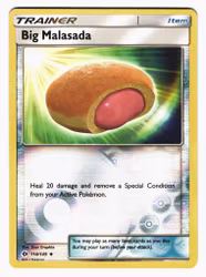 Big Malasada Reverse Holo Uncommon 114/149 Sun & Moon Pokemon