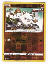 Mankey Reverse Holo Common 066/163 Battle Styles Pokemon