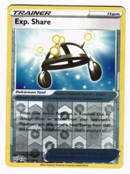 Exp. Share Reverse Holo Uncommon 126/163 Battle Styles Pokemon
