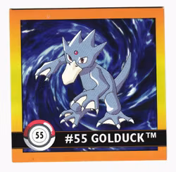 Golduck #55 Stickers 1999 Series 1 Pokemon