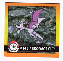 Aerodactyl #142 Stickers 1999 Series 1 Pokemon