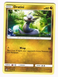 Dratini Common 34/70 Dragon Majesty Pokemon