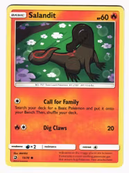 Salandit Common 13/70 Dragon Majesty Pokemon