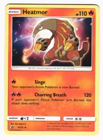 Heatmor Uncommon 10/70 Dragon Majesty Pokemon