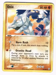 Onix Common (1) 69/109 EX Team Rocket Returns Pokemon