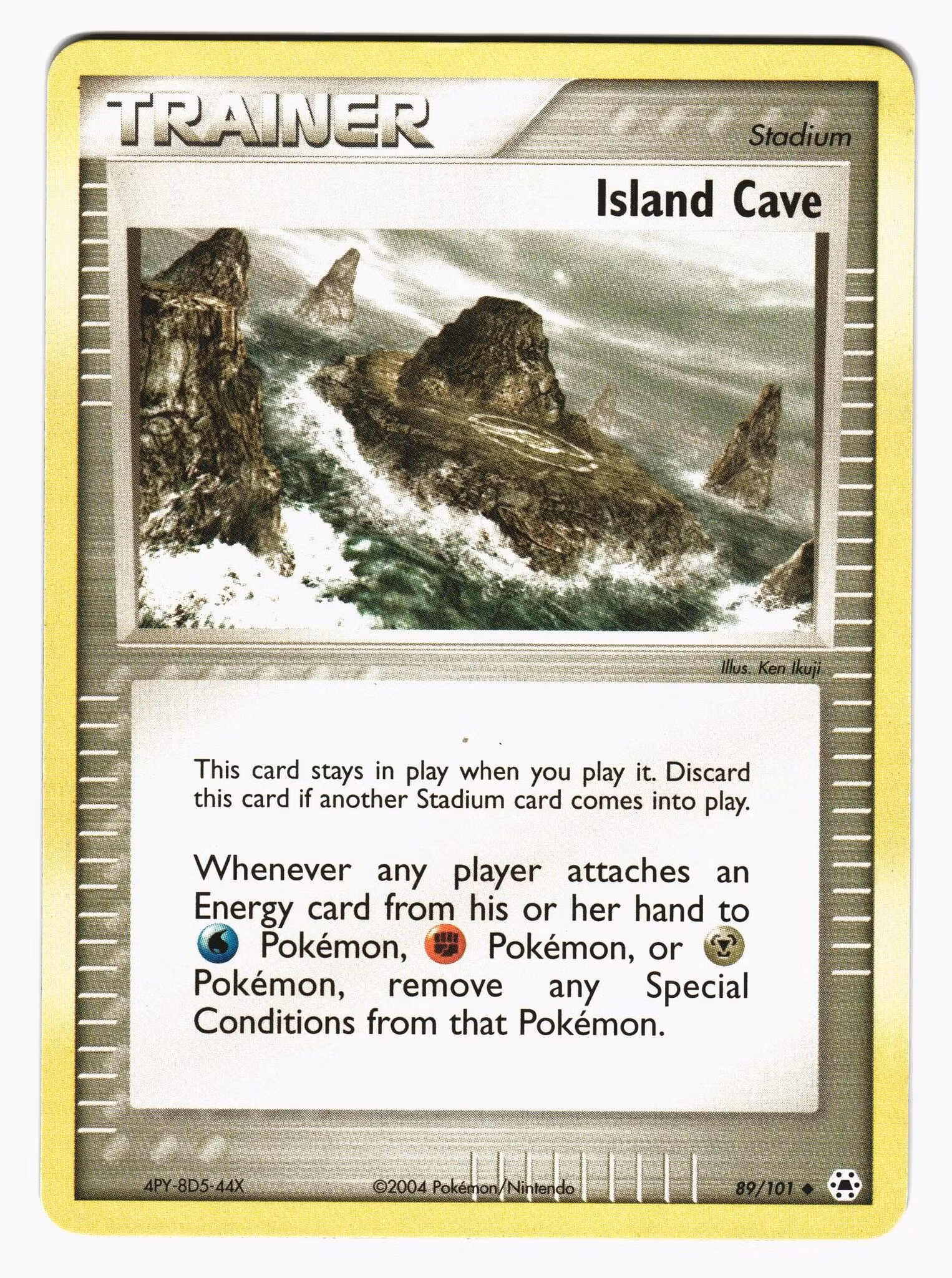 Island Cave Uncommon 89/101 EX Hidden Legends Pokemon