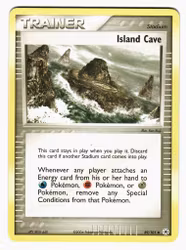 Island Cave Uncommon 89/101 EX Hidden Legends Pokemon