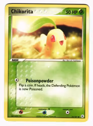 Chikorita Common 55/101 EX Hidden Legends Pokemon