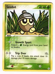 Seedot Common 71/101 EX Hidden Legends Pokemon