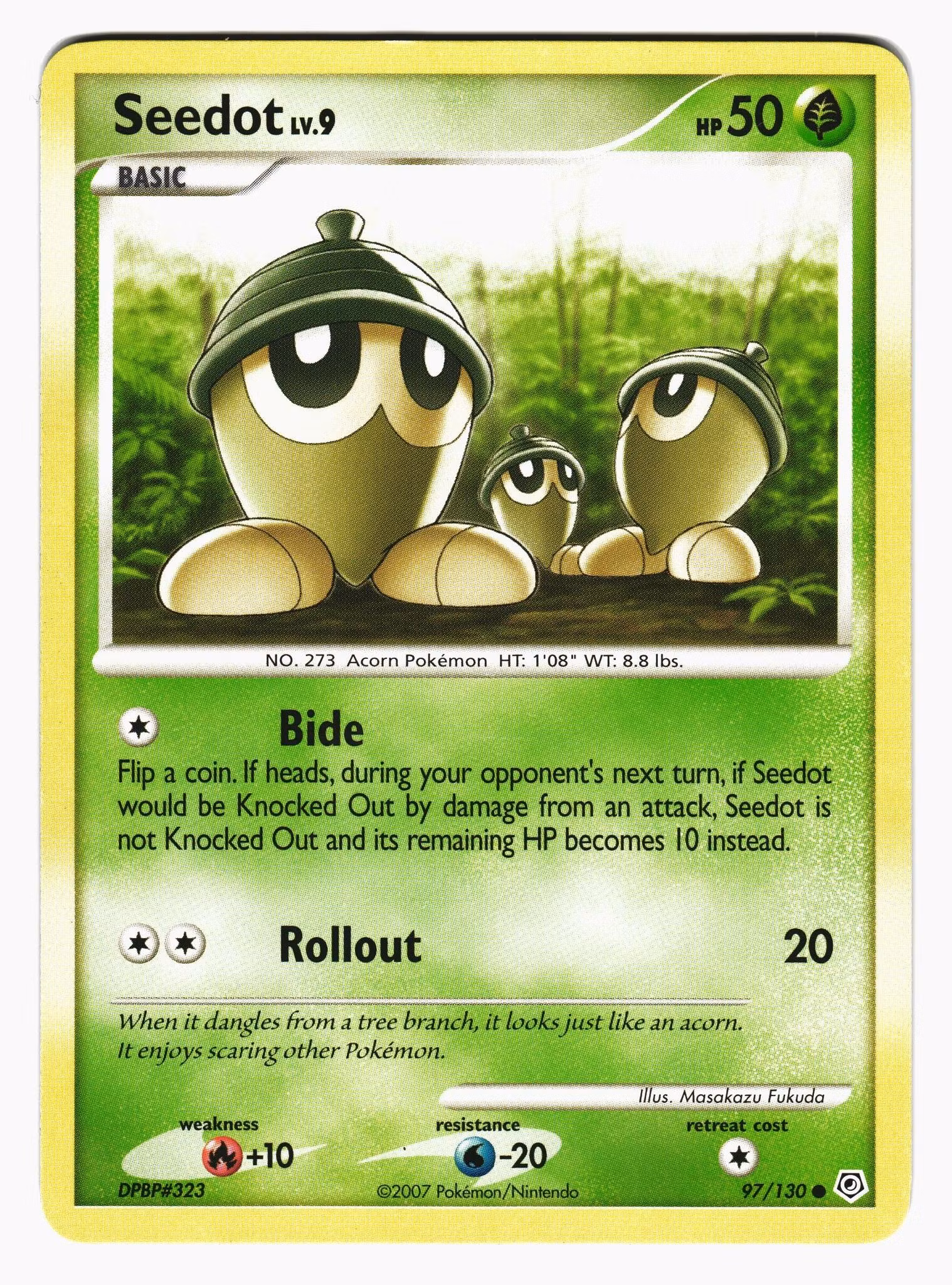 Seedot Common 97/130 Diamond & Pearl Pokemon