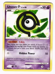 Unown (C) Uncommon 67/130 Diamond & Pearl Pokemon