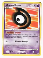 Unown (D) Uncommon 68/130 Diamond & Pearl Pokemon