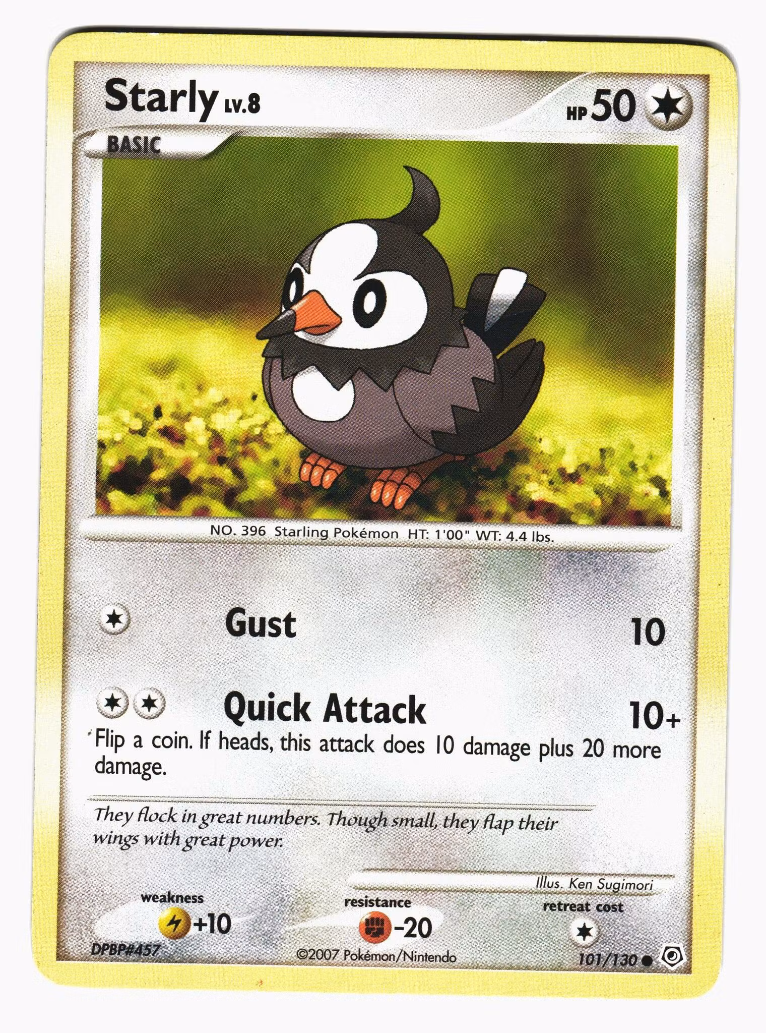 Starly Common 101/130 Diamond & Pearl Pokemon