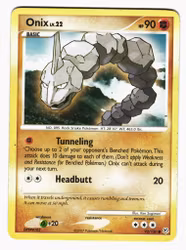 Onix Common 92/130 Diamond & Pearl Pokemon