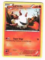 Larvesta Common 21/108 Dark Explorers Pokemon