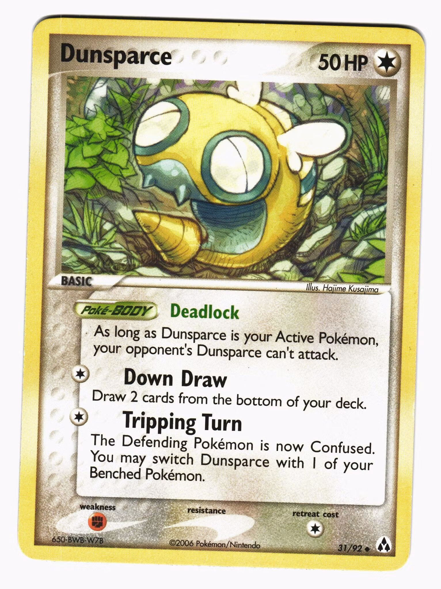 Dunsparce Uncommon 31/92 Ex Legend Maker Pokemon