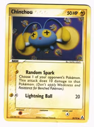 Chinchou Common 50/92 Ex Legend Maker Pokemon