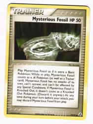 Mysterious Fossil Hp 40 Uncommon 79/92 Ex Legend Maker Pokemon
