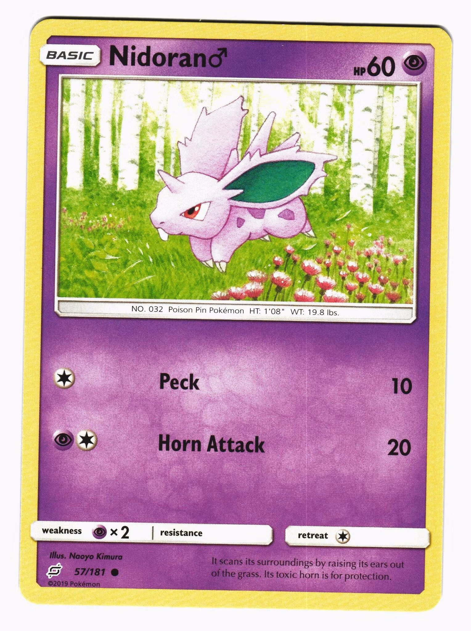 Nidoran Common 57/181 Team Up Pokemon