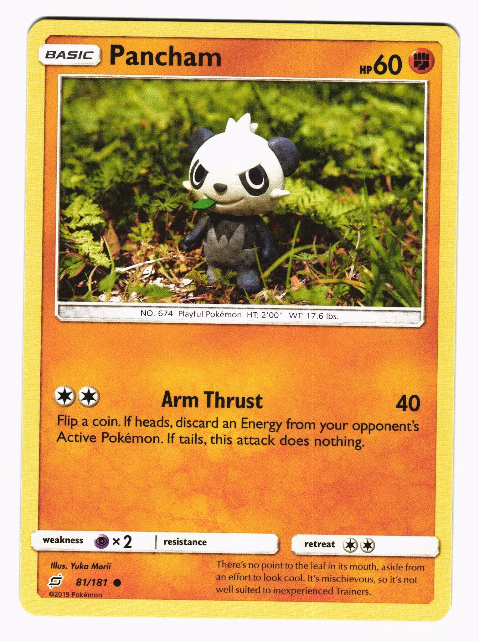 Pancham Common 81/181 Team Up Pokemon