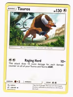 Tauros Uncommon 129/181 Team Up Pokemon