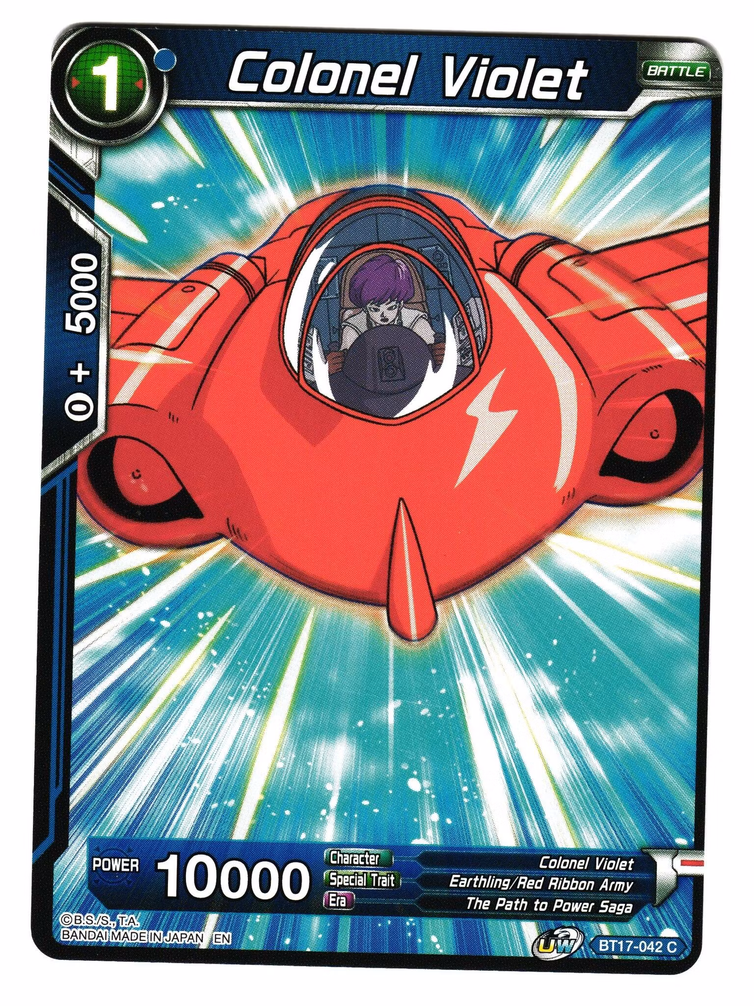 Colonel Violet BT17-042 Common Dragon Ball Ultimate Squad