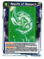 Results of Research BT17-058 Common Dragon Ball Ultimate Squad