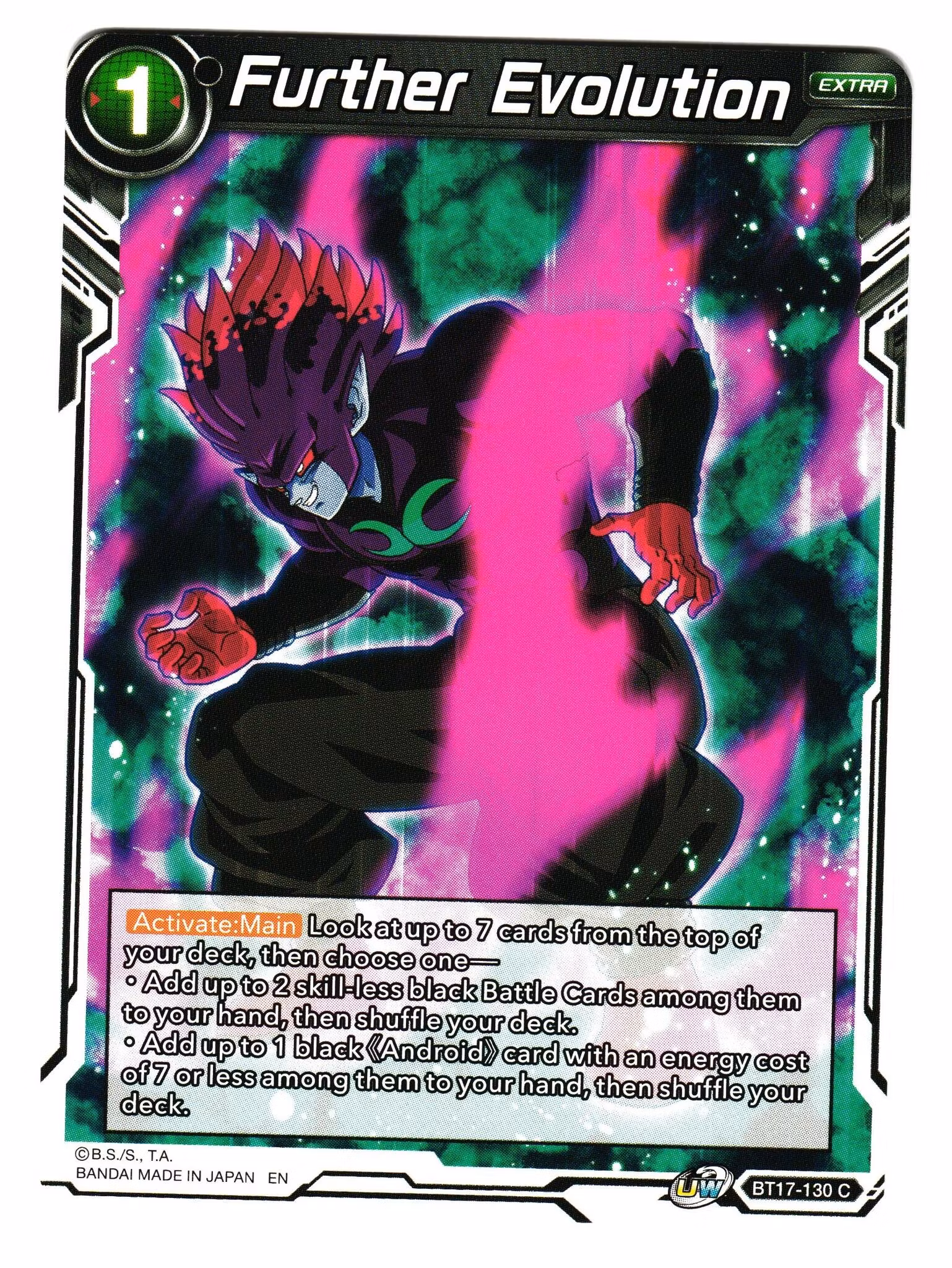 Further Evolution BT17-130 Common Dragon Ball Ultimate Squad