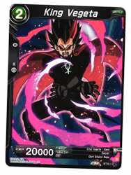 King Vegeta Bt18-137 Common Dawn Of The Z-Legends Dragon Ball