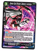 Demon God Shroom Demonic Invitation Bt18-131 Rare Dawn Of The Z-Legends Dragon Ball