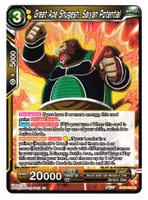 Great Ape Shugesh Saiyan Potential Bt18-102 Uncommon Dawn Of The Z-Legends Dragon Ball