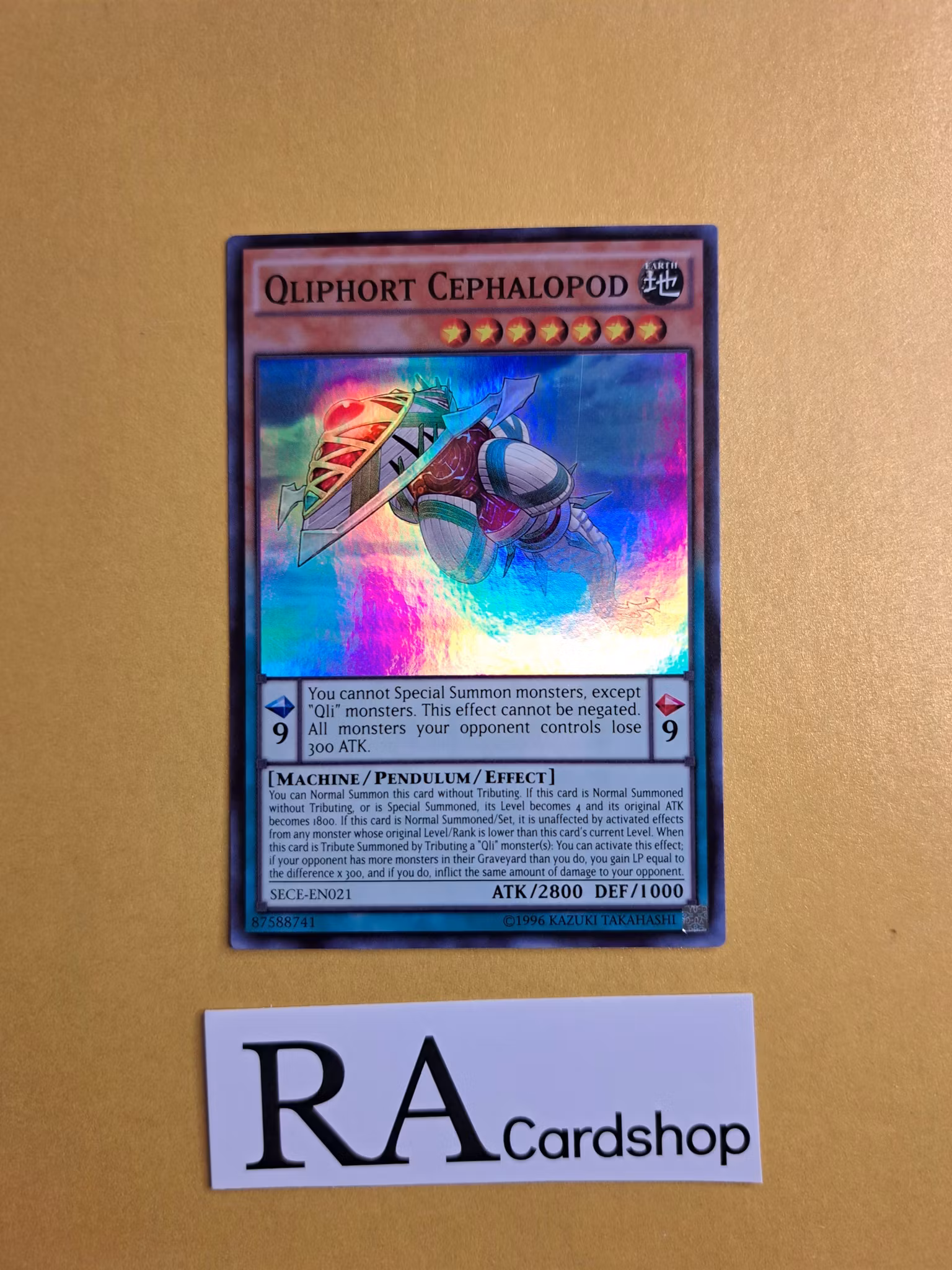 Qliphort Cephalopod EN021 Eternity SECE Yu-Gi-Oh