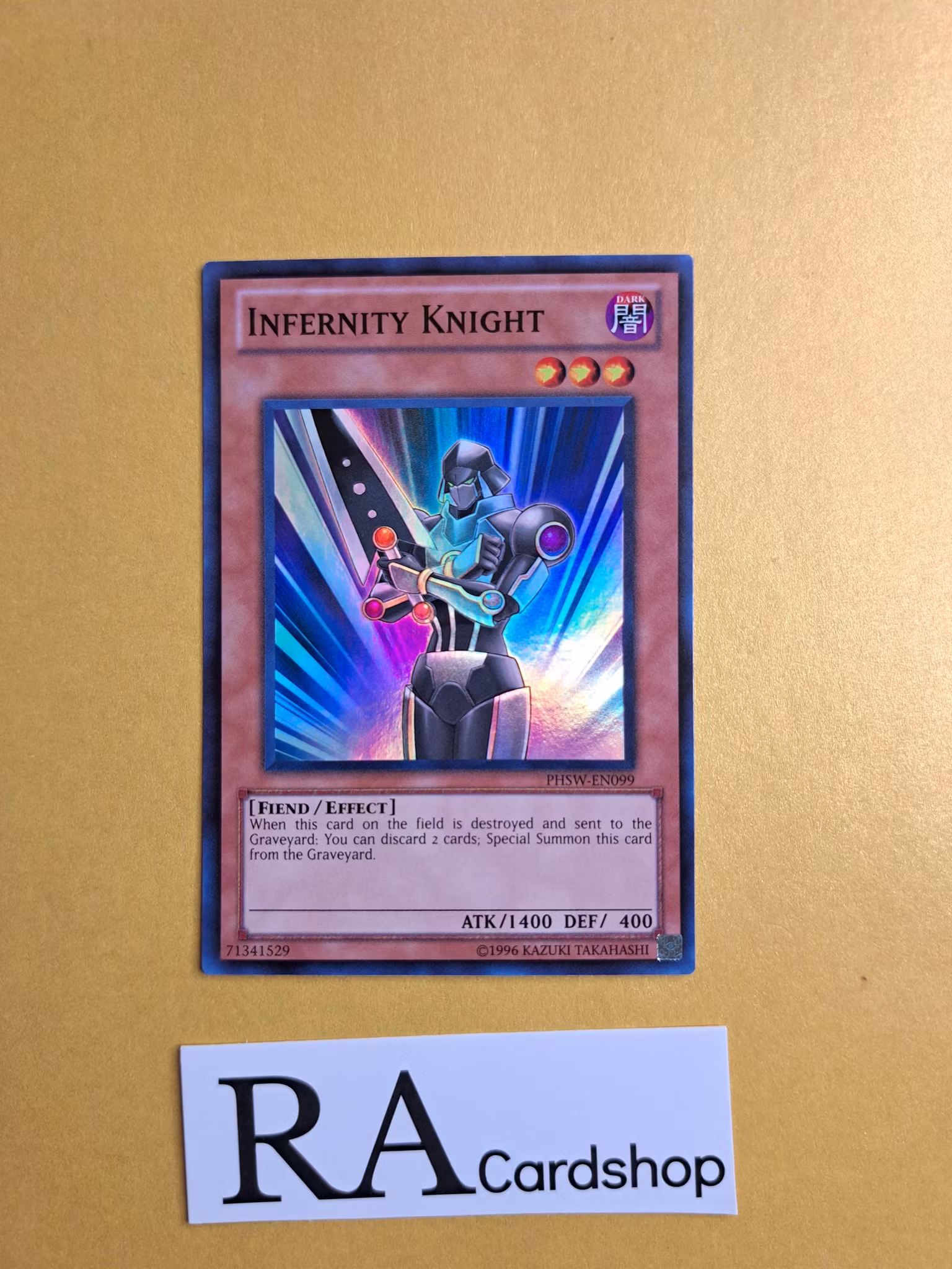 Infernity Knight PHSW-EN099 Photon Shockwave Yu-Gi-Oh