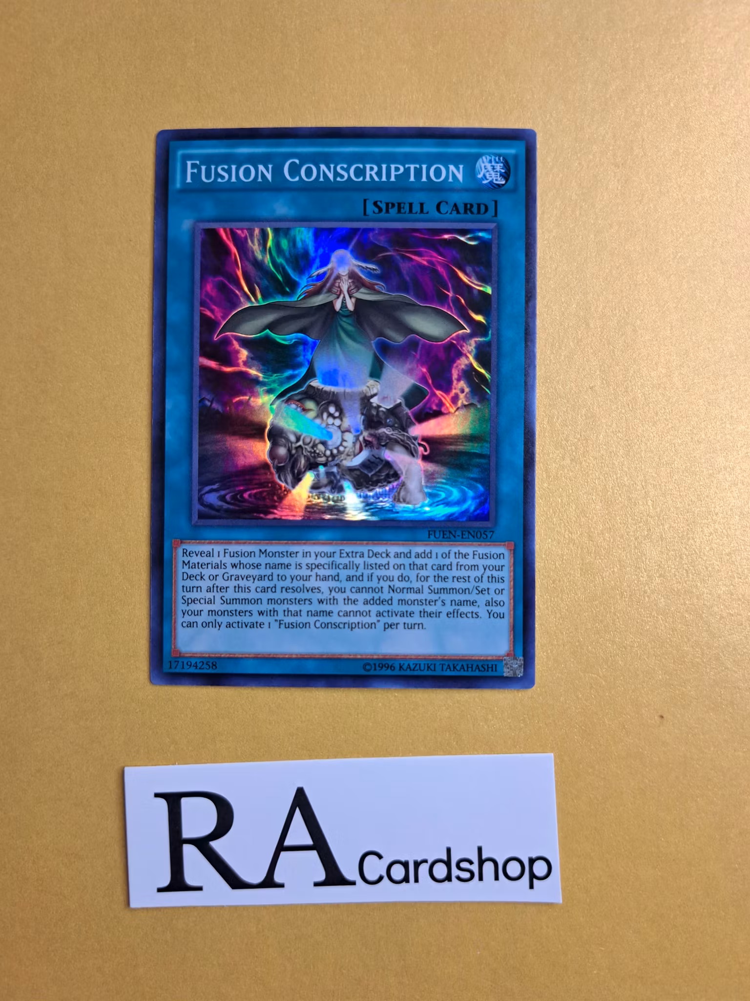 Fusion Conscription FUEN-EN057 Fusion Enforces Yu-Gi-Oh