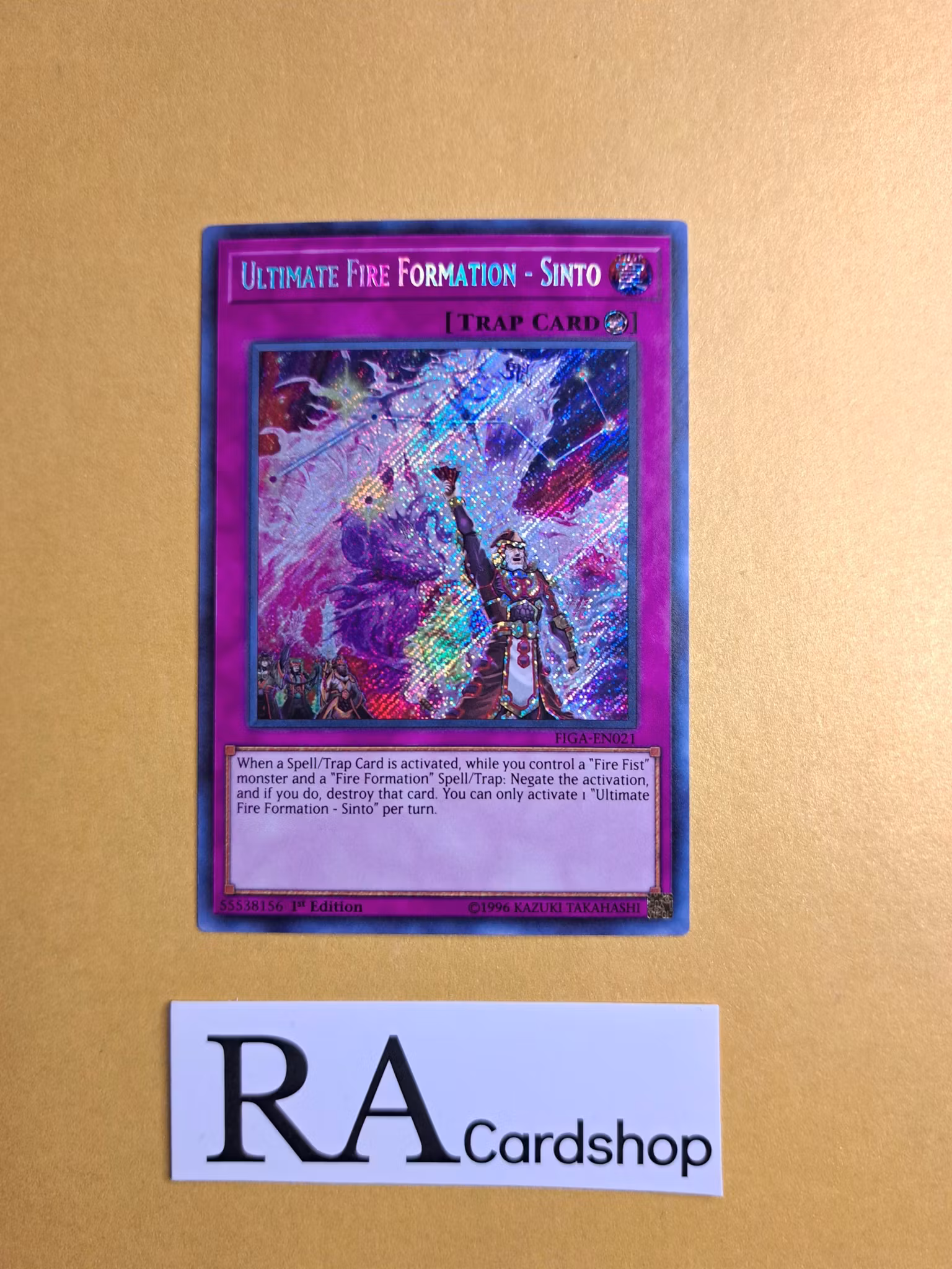 Ultimate Fire Formation - Sinto 1st ED FIGA-EN021 Fists of the Gadgets Yu-Gi-Oh