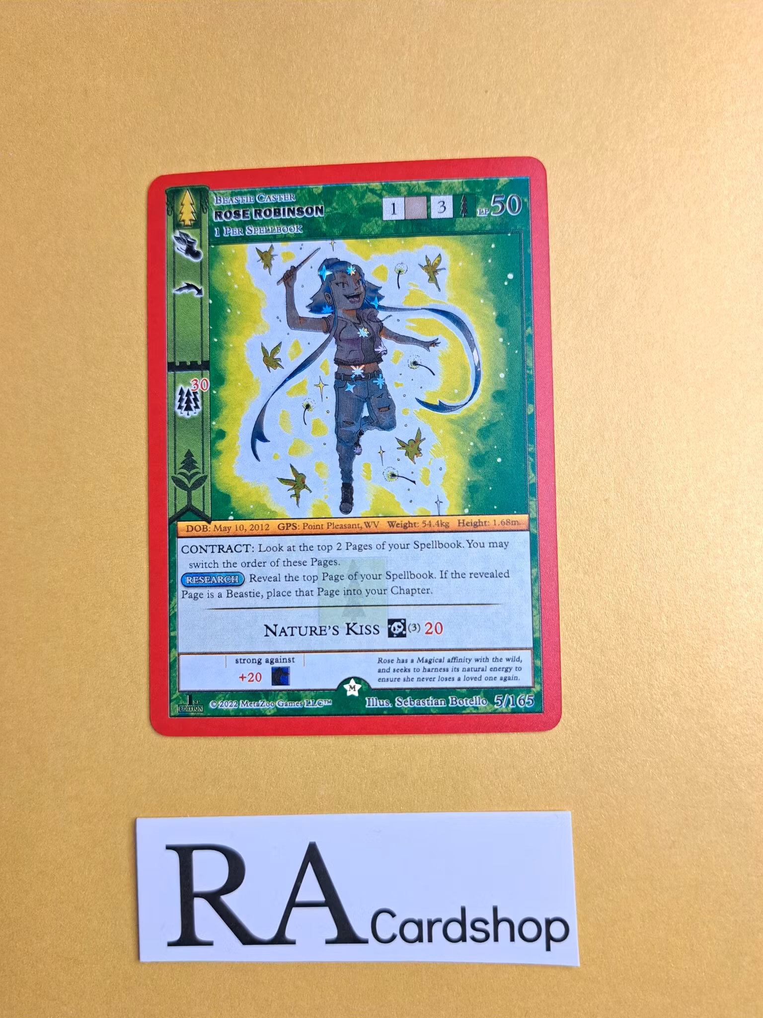 Rose Robinson (RH) 5/165 - 1st Edition Wilderness Meta Zoo