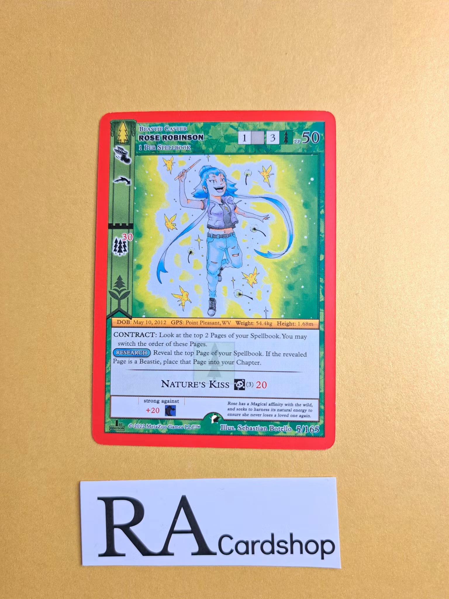 Rose Robinson (NH) 5/165 - 1st Edition Wilderness Meta Zoo