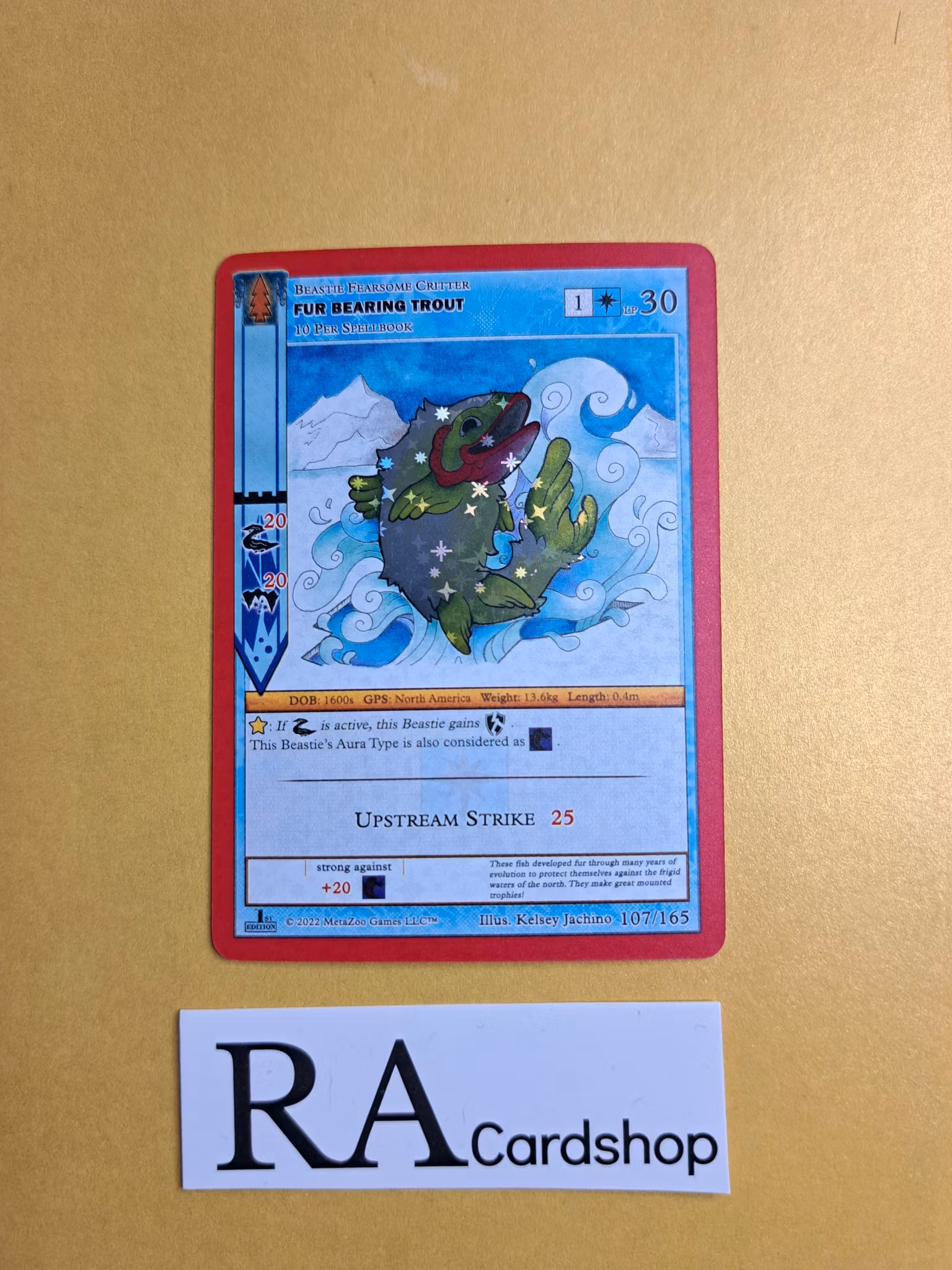 Fur Bearing Trout (RH) 107/165 - 1st Edition Wilderness Meta Zoo