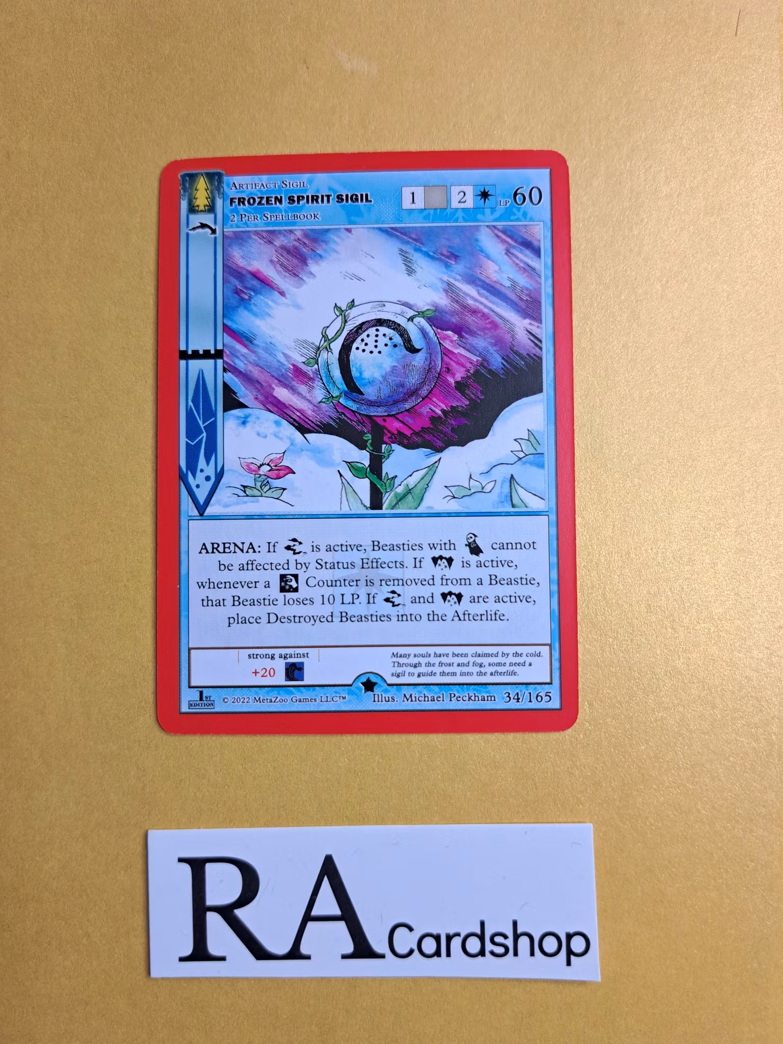 Frozen Spirital Sigil (NH) 34/165 - 1st Edition Wilderness Meta Zoo