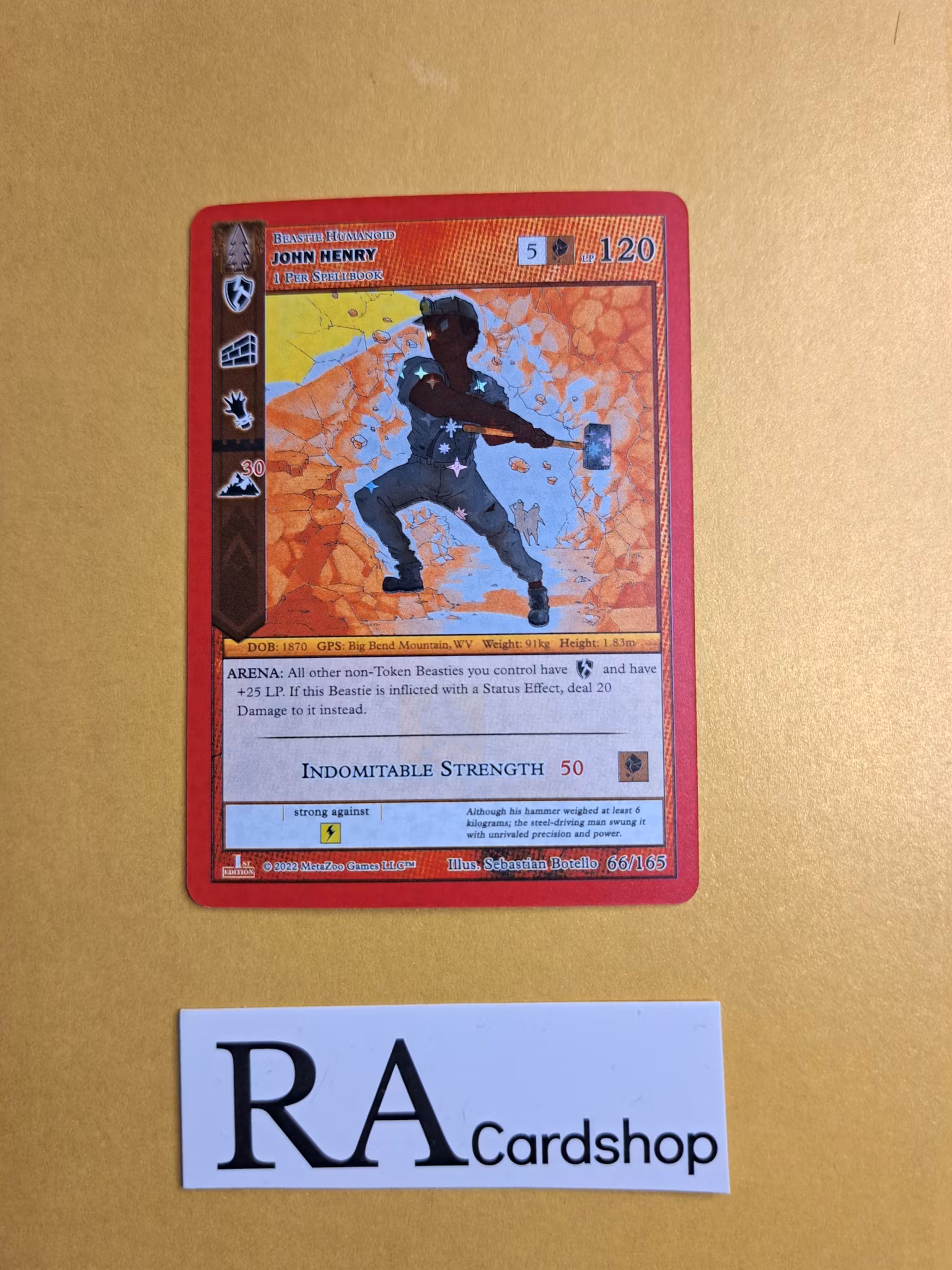 John Henry (RH) 66/165 - 1st Edition Wilderness Meta Zoo