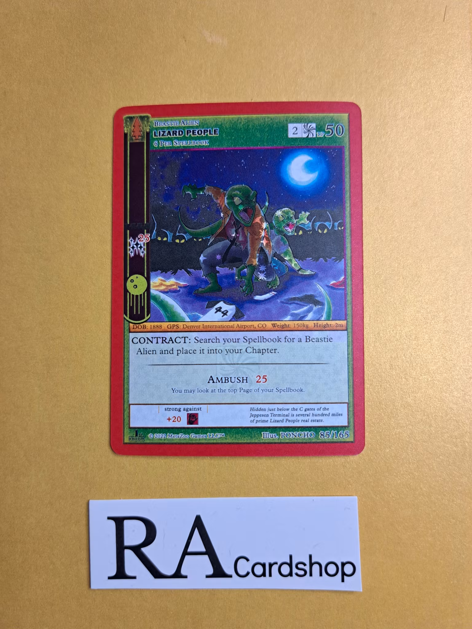 Lizard People (RH) 85/165 - 1st Edition Wilderness Meta Zoo