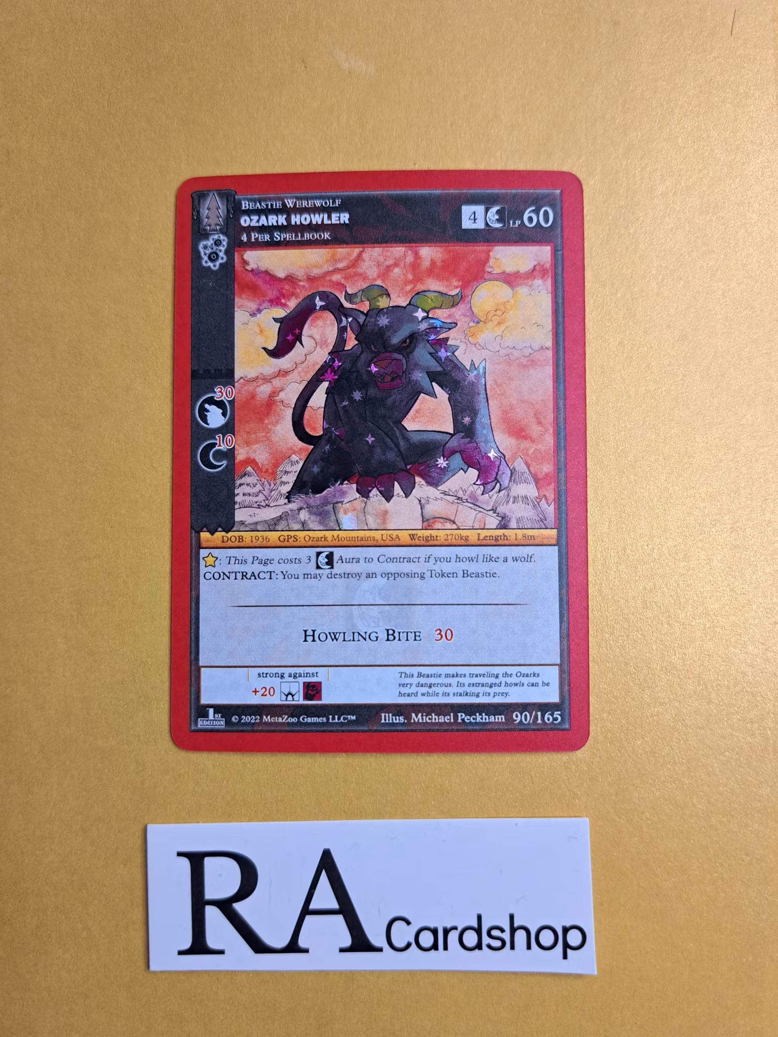 Ozark Howler (RH) 90/165 - 1st Edition Wilderness Meta Zoo