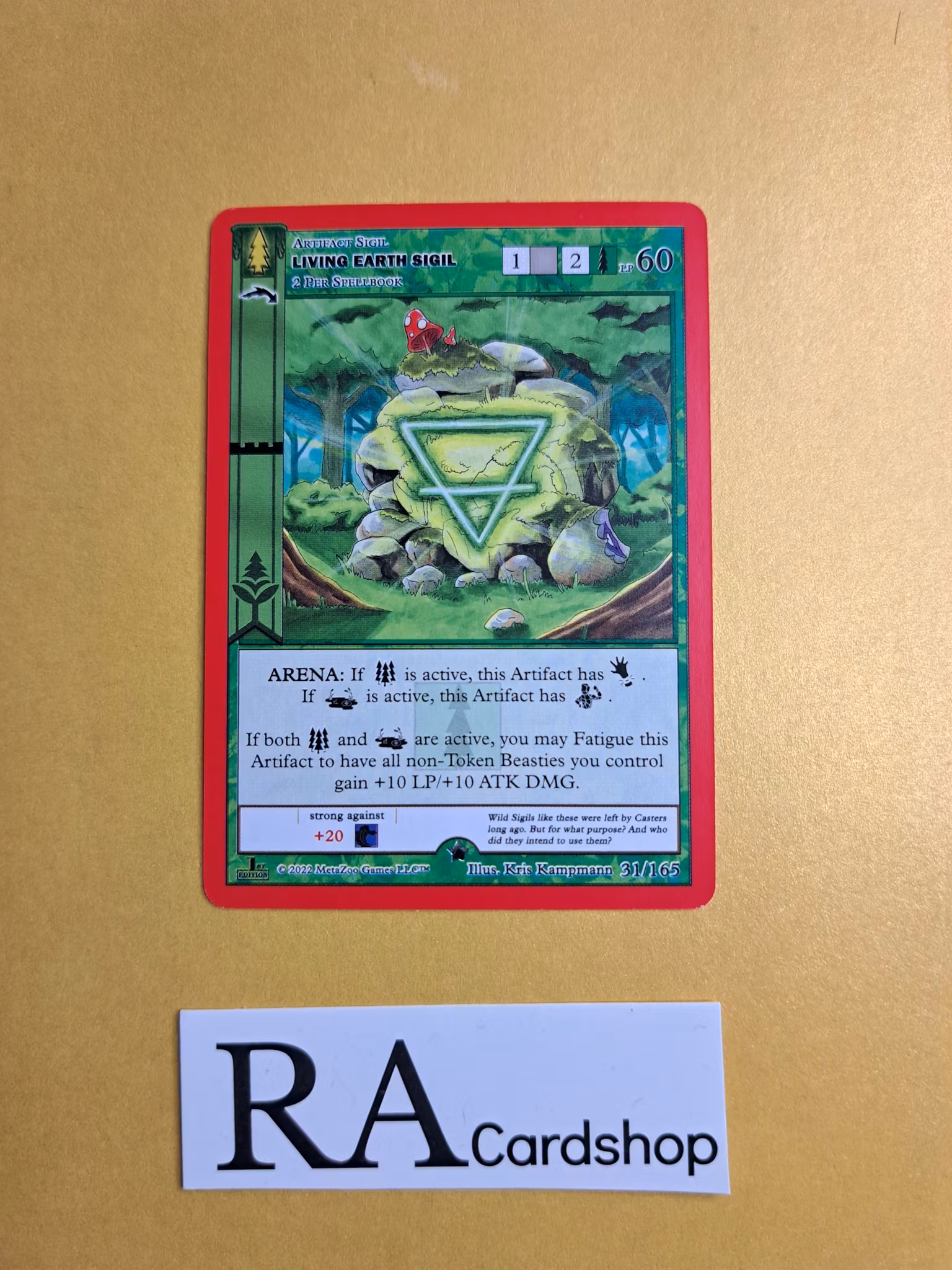 Living Earth Sigil (NH) 31/165 - 1st Edition Wilderness Meta Zoo
