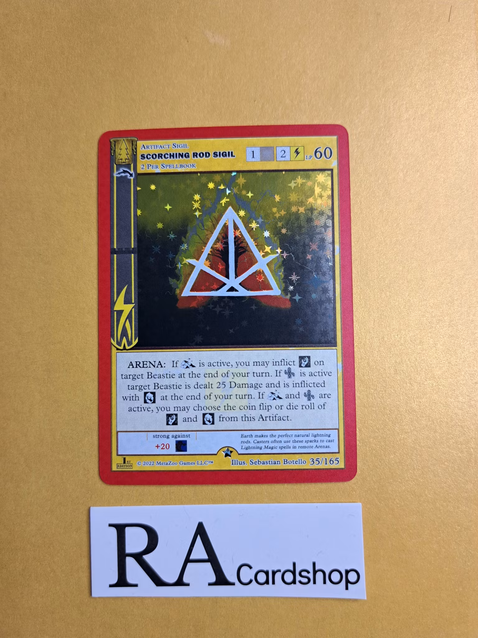 Scorching Rod Sigil (FH) 35/165 - 1st Edition Wilderness Meta Zoo