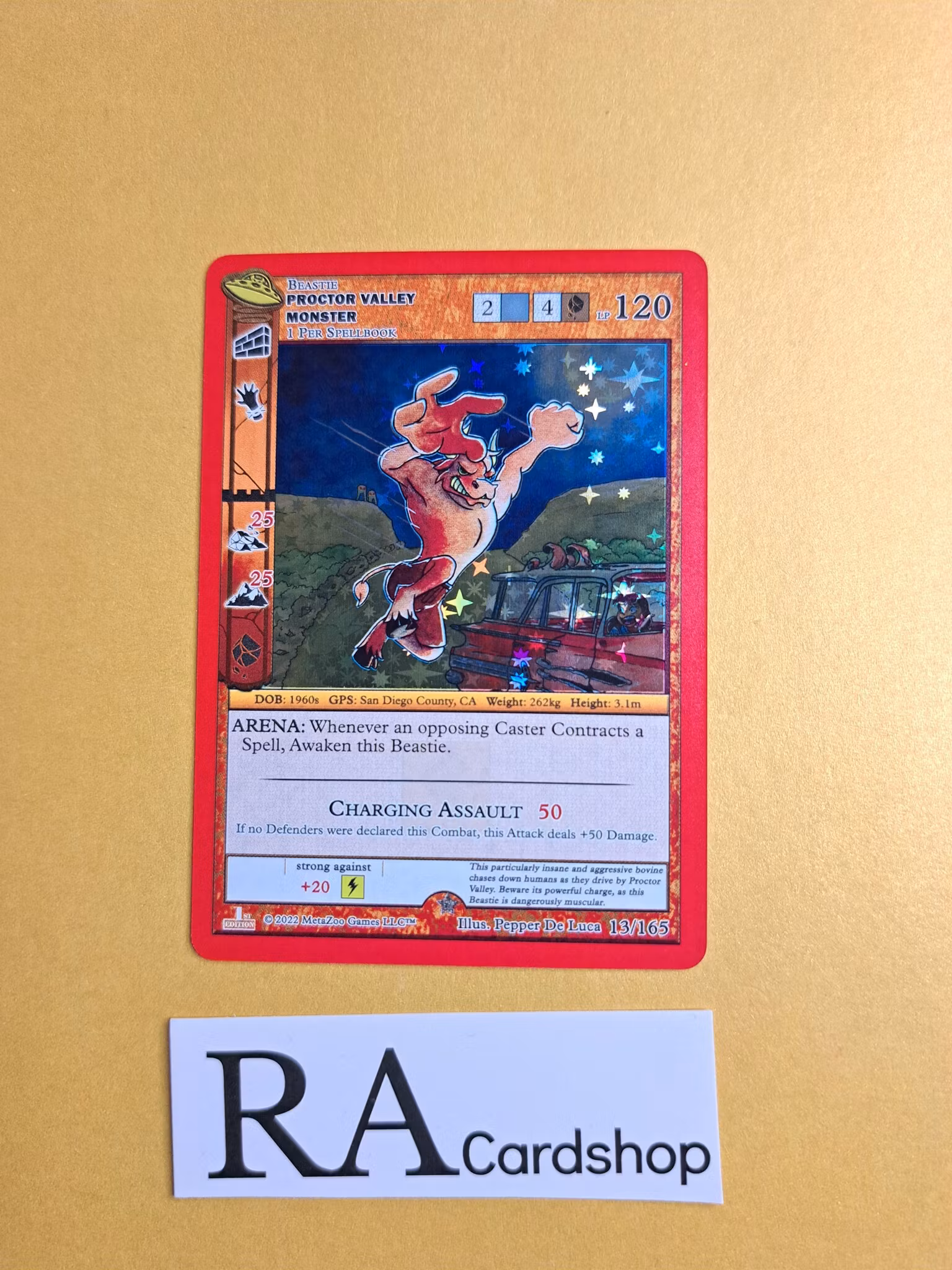 Proctor Valley Monster (FH) 13/165 - 1st Edition UFO Meta Zoo