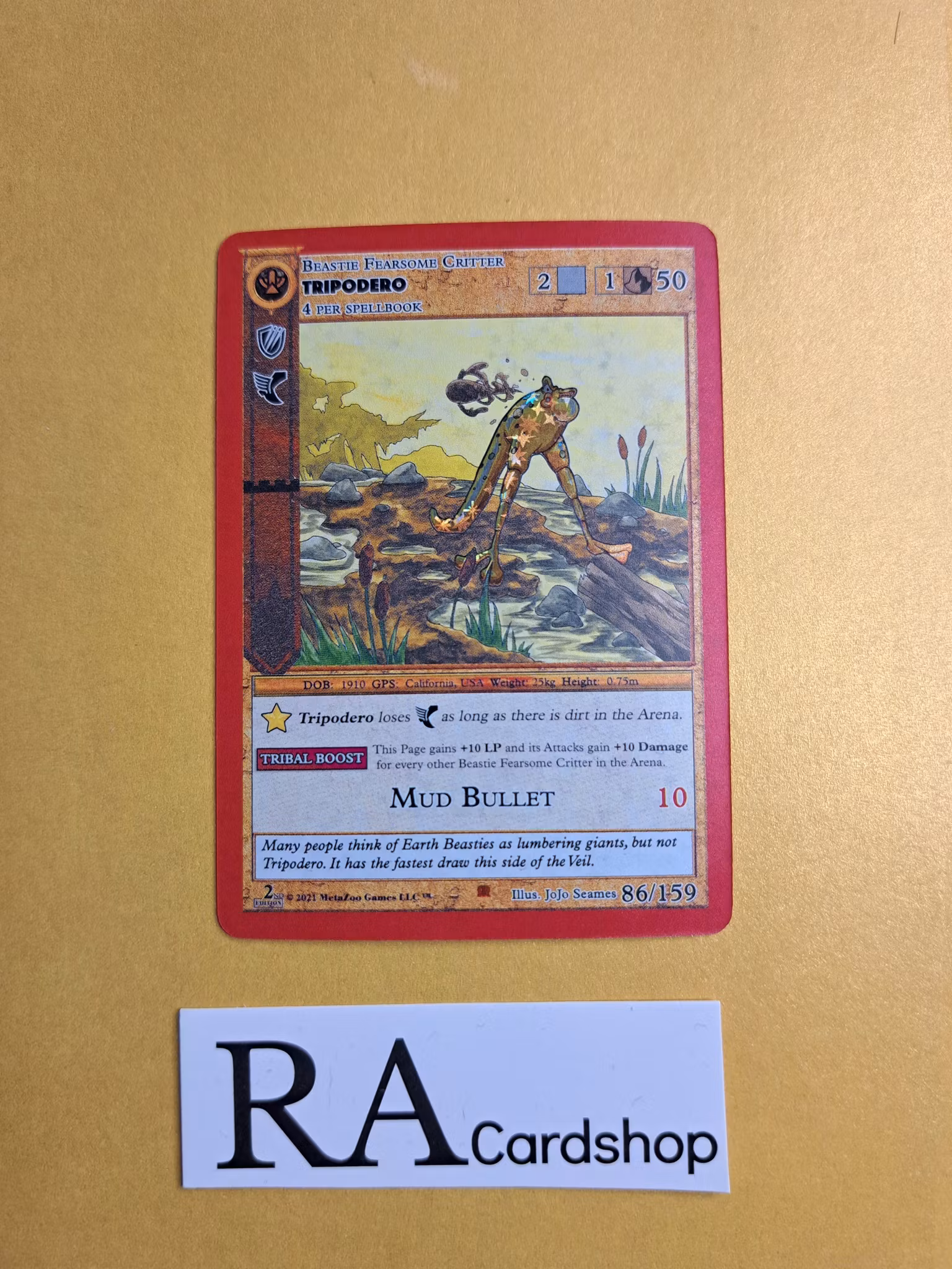 Tripodero (RH) 86/159 - 2nd Edition Cryptid Nation Meta Zoo