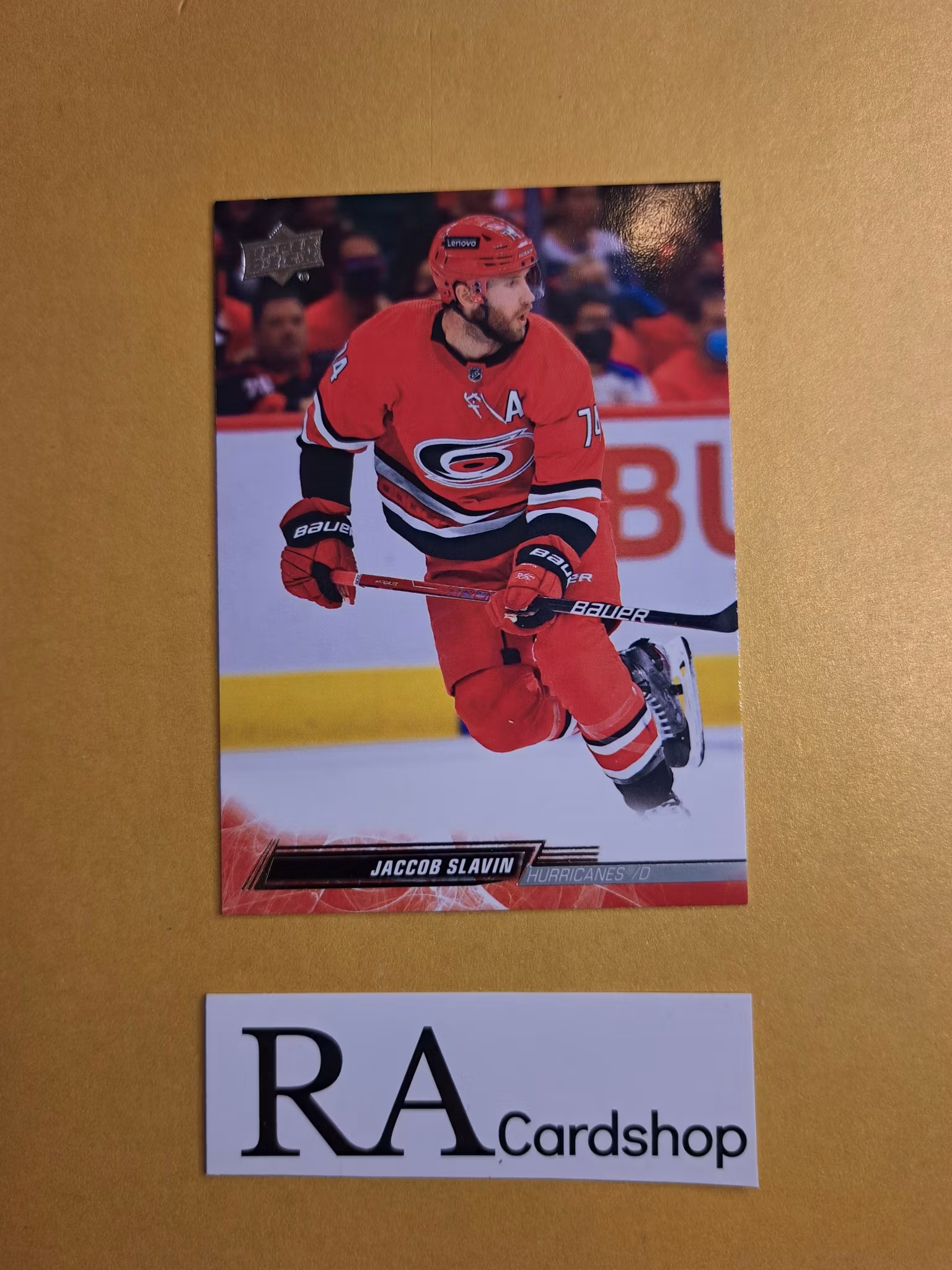 #286 Jaccob Slavin 2022-23 Upper Deck Series 2 Hockey