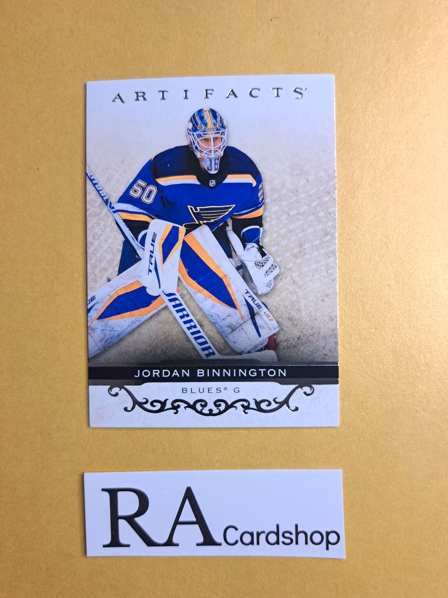 #33 Jordan Binnington 2021-22 Artifacts Hockey