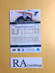 #33 Jordan Binnington 2021-22 Artifacts Hockey